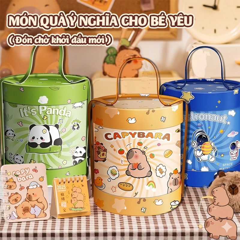 Dụng Cụ Học Tập - Set Quà Tặng Sáng Tạo Kèm Túi Đựng Bút Và Thước Kẻ, Lý Tưởng Cho Sinh Nhật, 1/6 Và Mùa Tốt Nghiệp