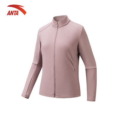 ANTA Áo Khoác Nữ Áo Khoác Thể Thao Nữ Lót Lông Giữ Nhiệt Giữ Ấm 162547703U
