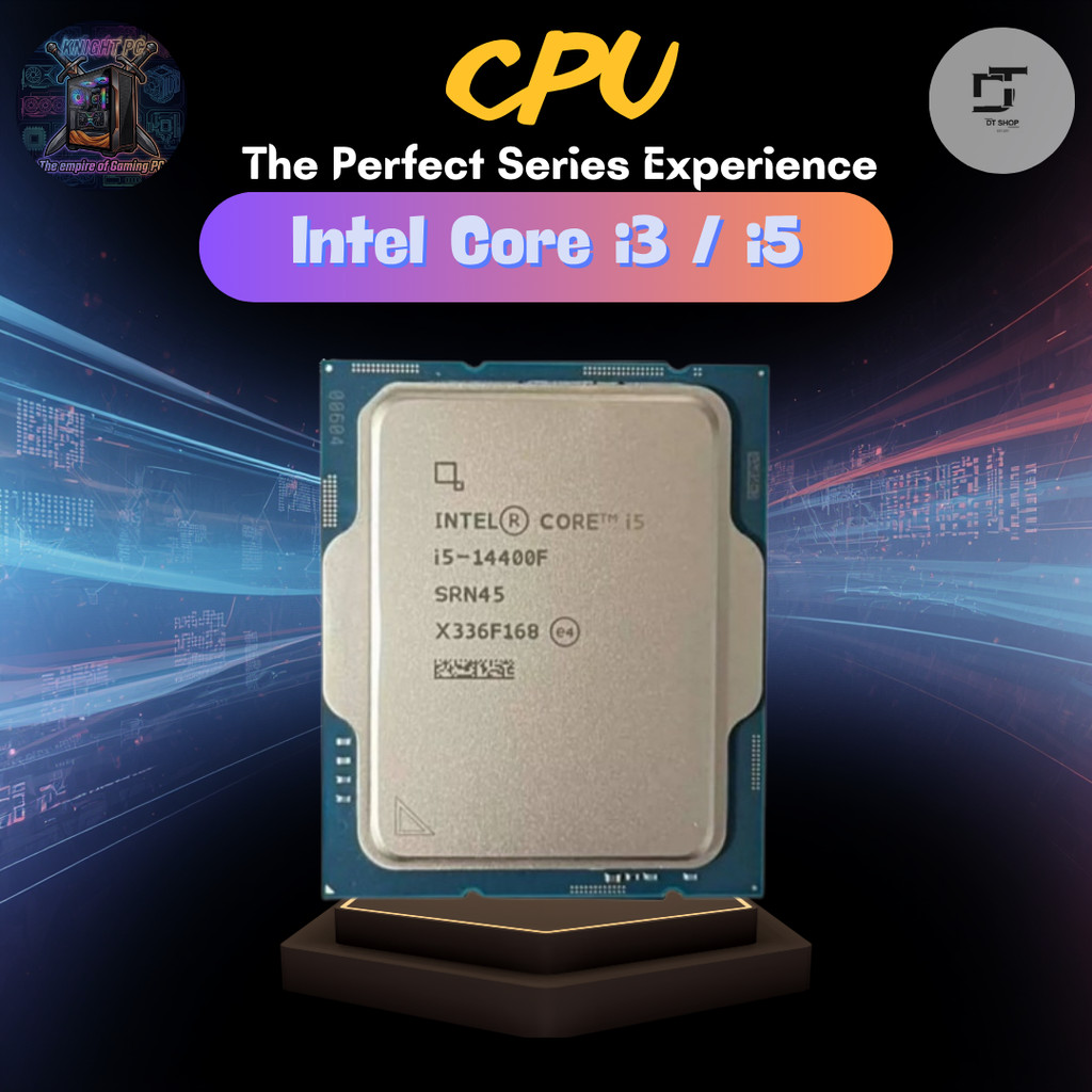 CPU Intel Core i5 i3 10400F/11400F/12400F/12100F/13400F/14400F Tray New Không Fan Có Bảo Hành