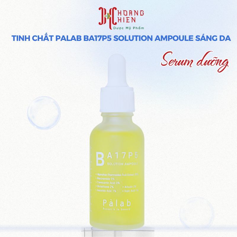 HOÀNG HIỀN -  Tinh Chất PALAB BA17P5 Solution Ampoule Sáng Da, Đẩy Lùi, Ngăn Ngừa Nám Tái Phát 30ml