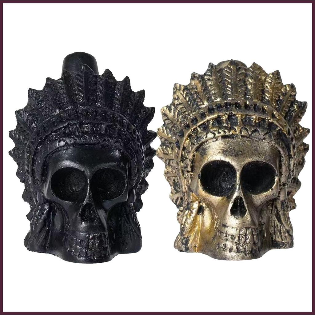 La hét Aztec Death Whistle Giảm căng thẳng Tín hiệu lớn Chống đỡ Halloween Còi cho trẻ em Giảm căng 
