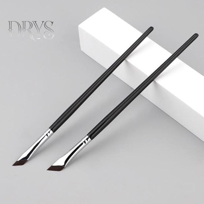 (TFT) Nâng cấp Blade Eyeliner Brush Ultra Thin Fine Angle Flat Eyebrow Brush Under Eyes Place Makeup