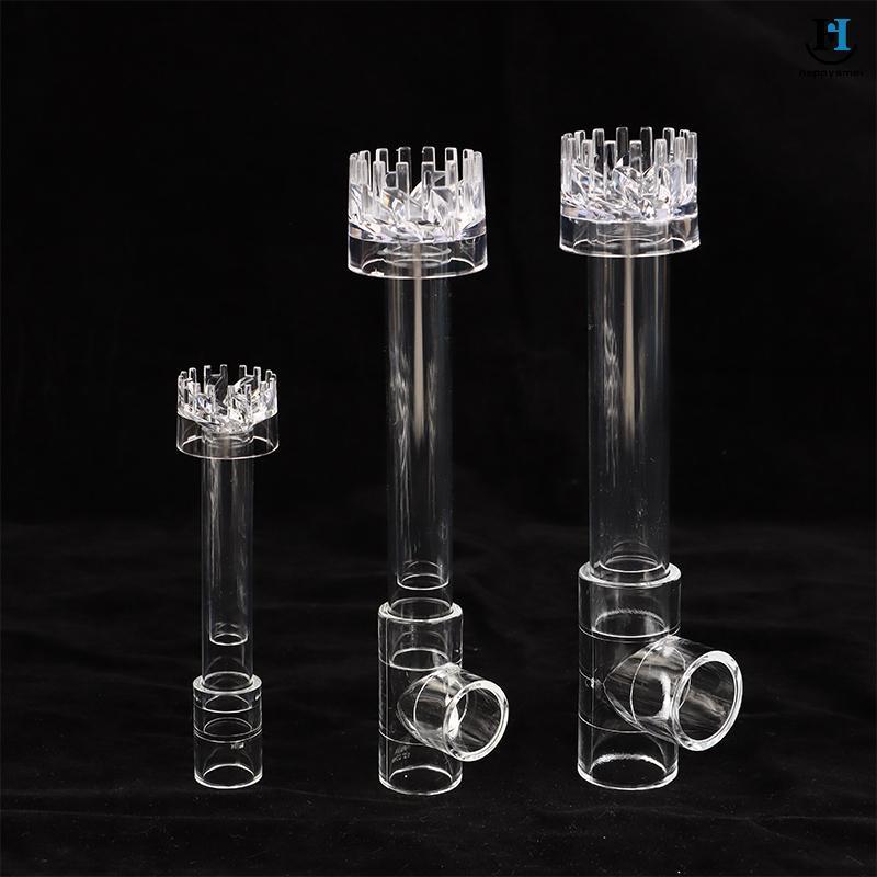 [GA] 1 Bộ DIY Clear Aquarium Skimmer Acrylic Lily Spin Inflow Outflow Water Plant Tank Filter Cleani