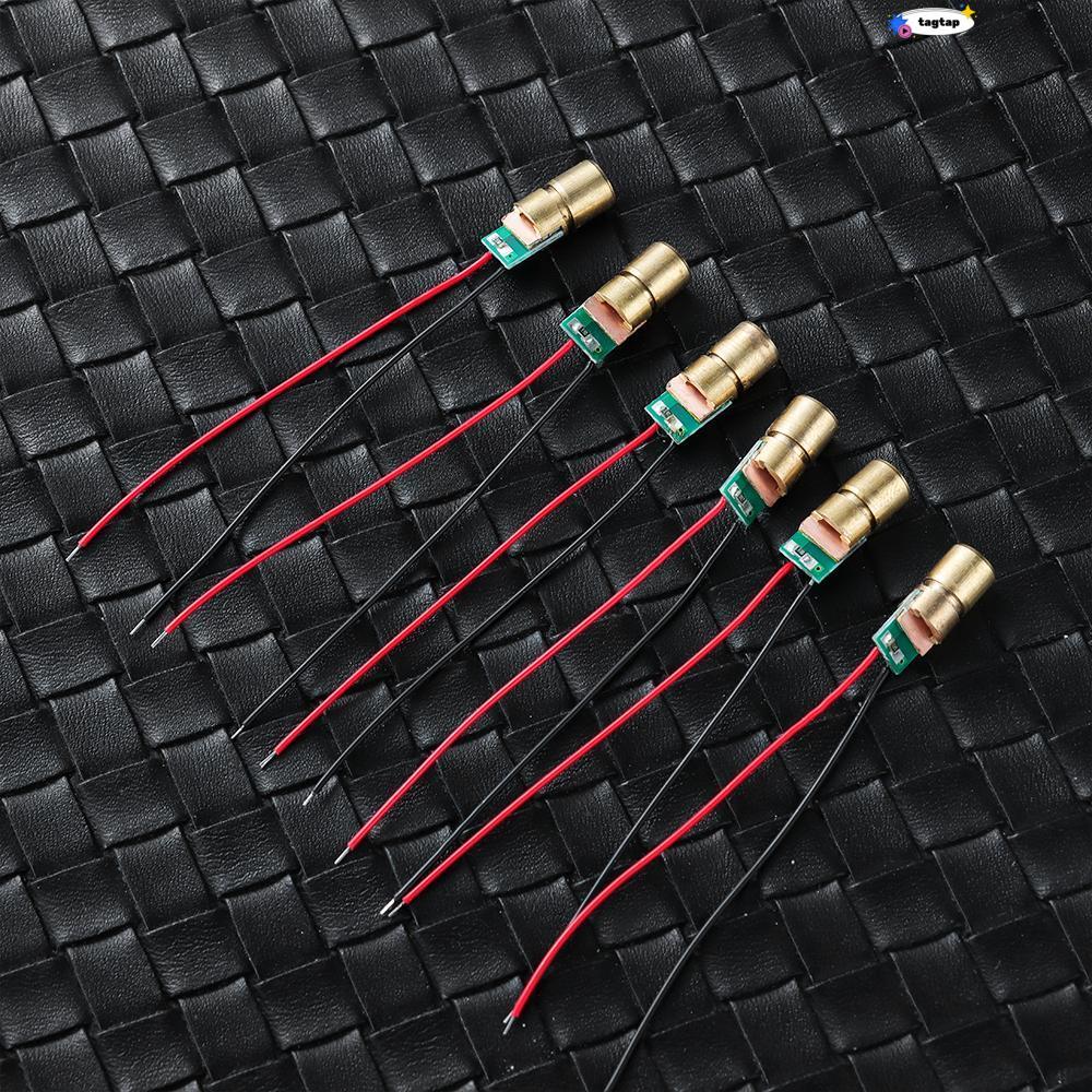 INNEW 1 / 3 / 5 / 10pc Điốt Laser Bán chạy 5 triệu watt Đầu Đồng 650nm 6mm 3V