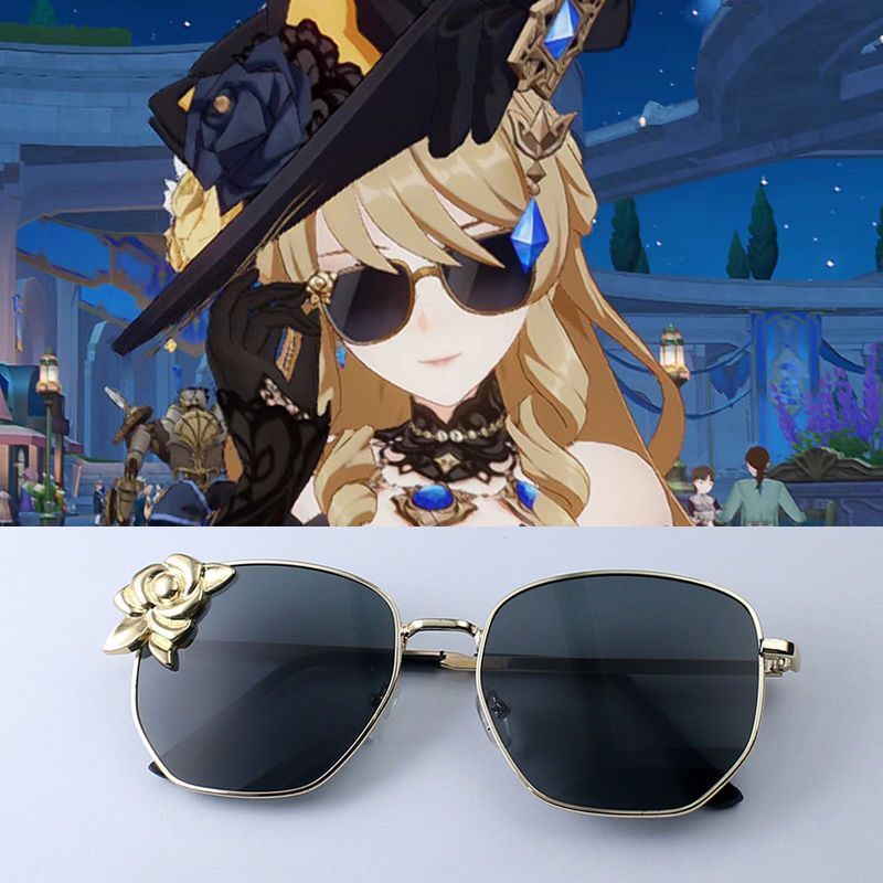 Kính mát Navia cho cosplay - Đạo cụ phụ kiện hoa hồng