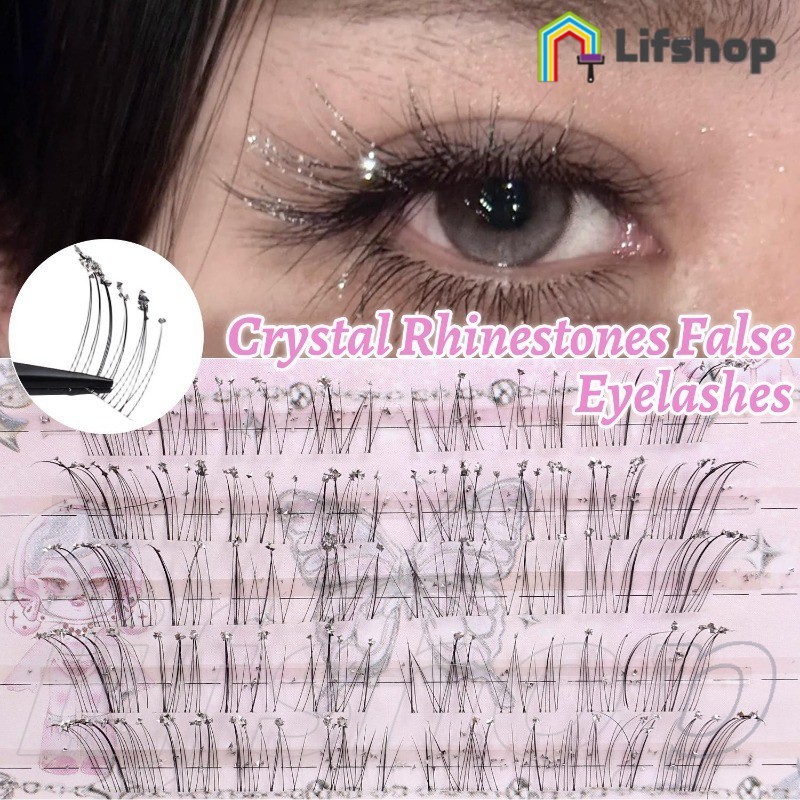 [HGB] Lông mi giả lấp lánh | Ứng dụng lâu dài & dễ dàng cho mọi dịp, Sợi bốc hơi nhẹ, 360° Phóng to 