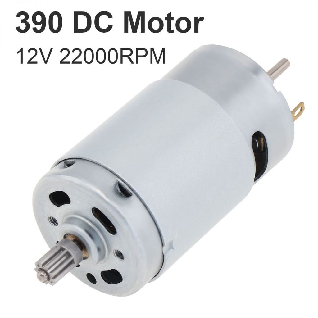 390 Động Cơ DC 9 Răng 12V 22000RPM Động Cơ Mini Mô-men Xoắn Lớn Tốc Độ Cao 390 Động Cơ Bơm Không Khí