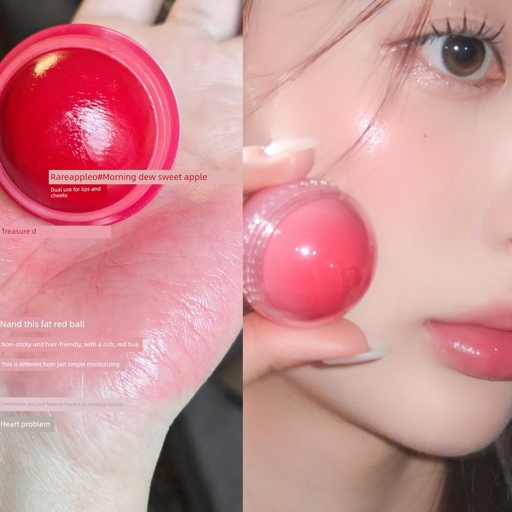 má hồng kem má hồng Trang điểm Apple truyện tranh phong cách Hàn Quốc Nước ép Romand Blush Ball 01 M