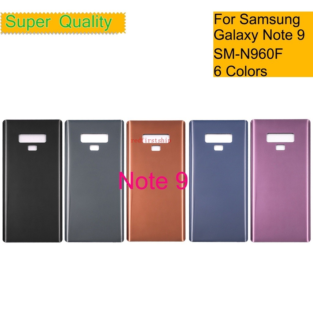 Dành Cho Samsung Galaxy Note 9 N960 N960F SM-N960F Vỏ Pin Mặt Sau Cửa Vỏ Phía Sau Vỏ Khung Xe Có Ống