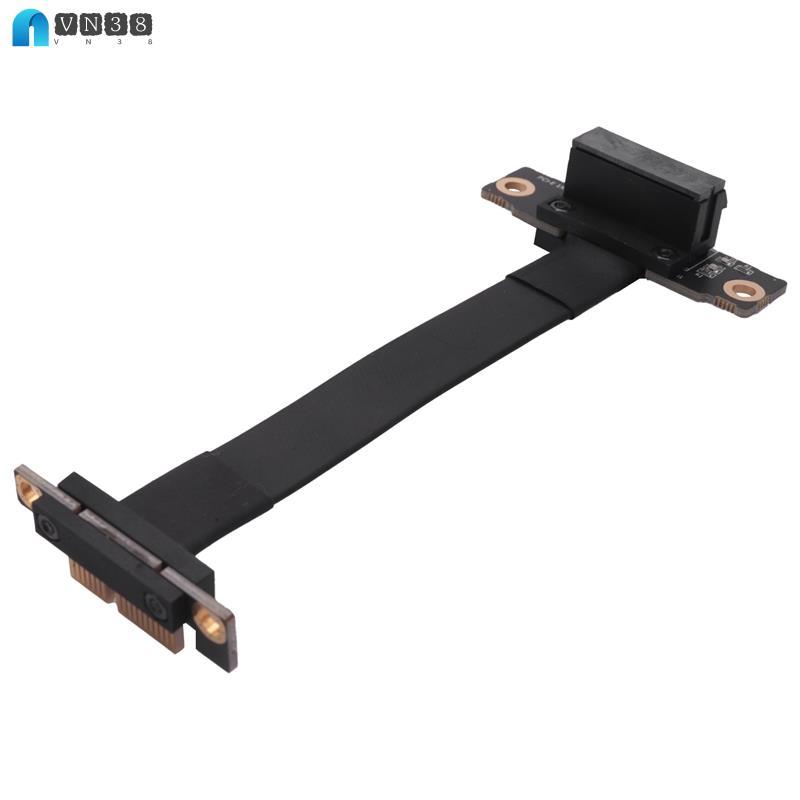 Cáp nâng PCIE X1 Dual 90 độ Góc phải PCIe 3.0 X1 sang X1 Cáp nối dài 8Gbps PCI Express 1X Riser Card