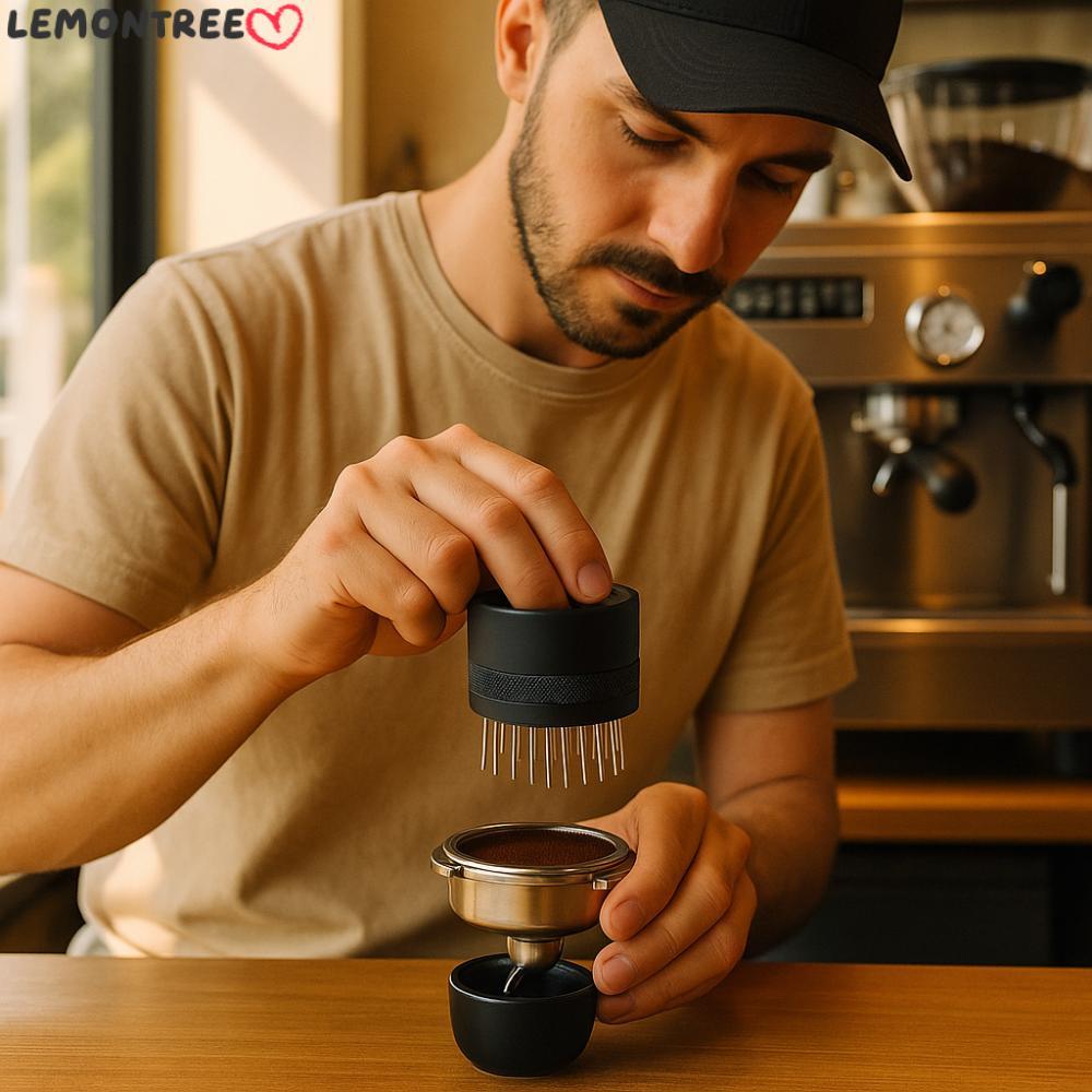 Máy khuấy cà phê Espresso LEMONTREE, có đế phân phối kim Espresso 51 / 58mm, Universal 21 kim Portaf