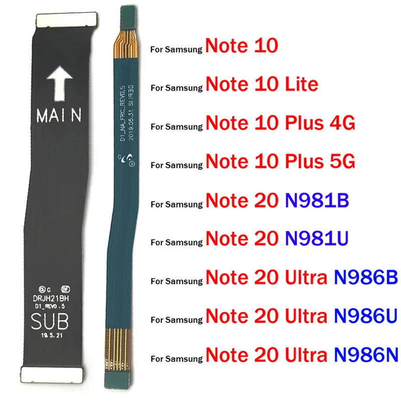 Ăng-ten tín hiệu Wi-Fi Đầu nối bo mạch chủ Cáp mềm cho Samsung Note 10 Plus Lite / Note 20 Ultra N98