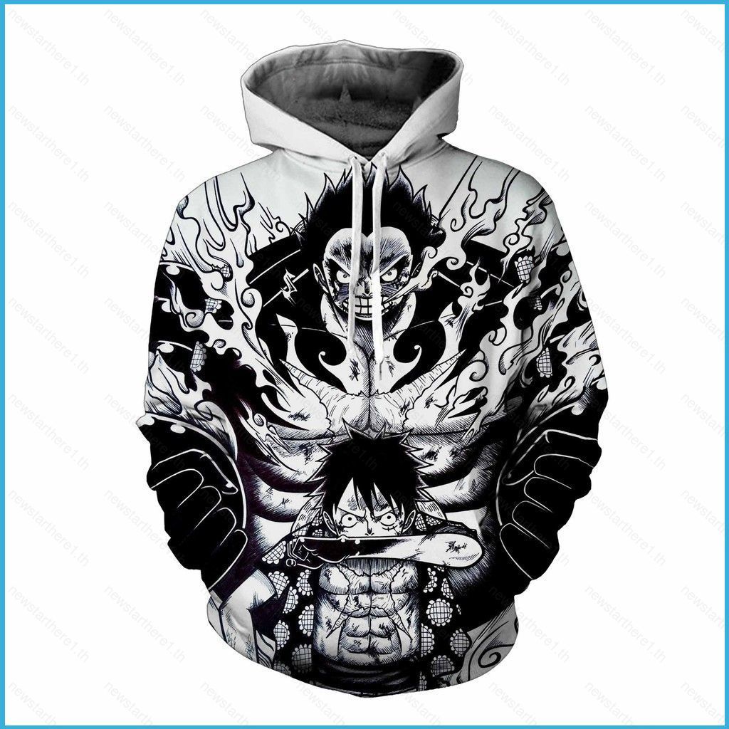 Trang phục cosplay Luffy Gear Fourth One Piece - hoodie và áo khoác chui đầu Doflamingo