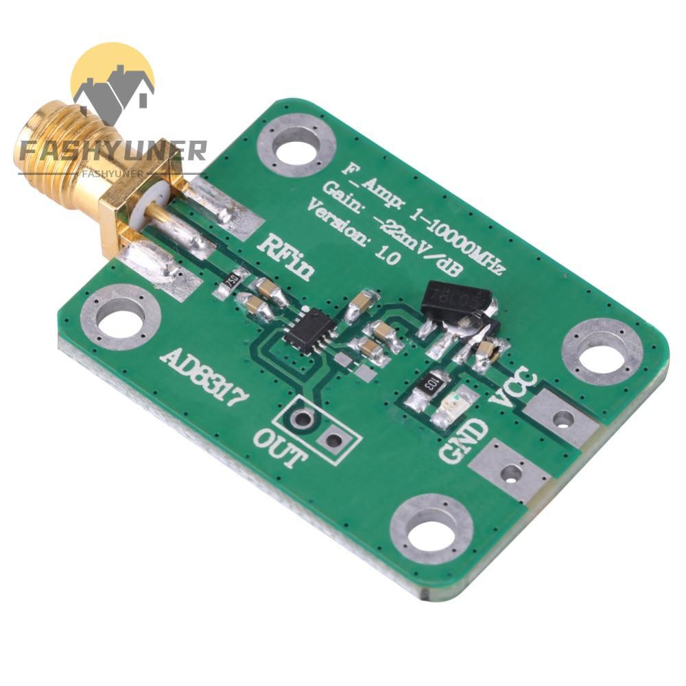 Máy đo công suất đầu ra nhật ký FASHYUNER, 1M-10000 MHz -55dBm đến 0dBm AD8317 Máy dò logic Phát hiệ