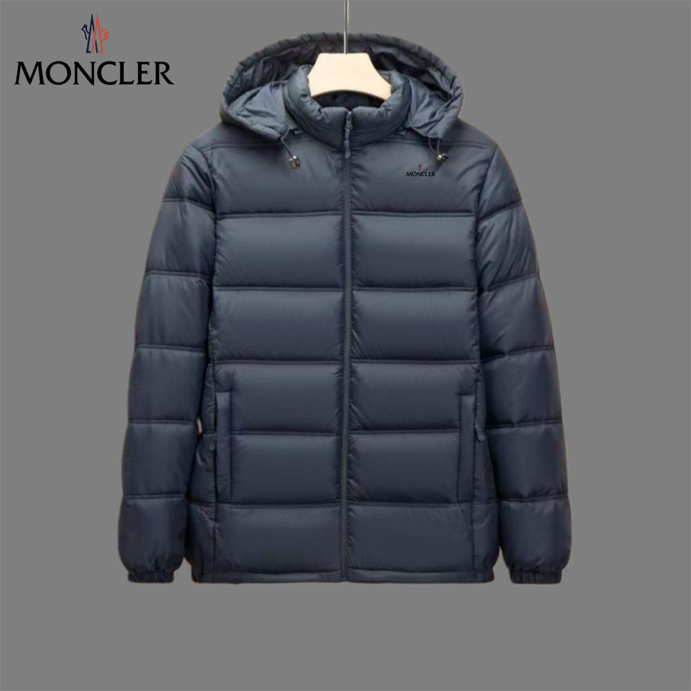 Áo khoác đôi nam nữ Moncler mới nhất 2025, chống gió và mưa, cổ đứng thời trang cho mùa đông