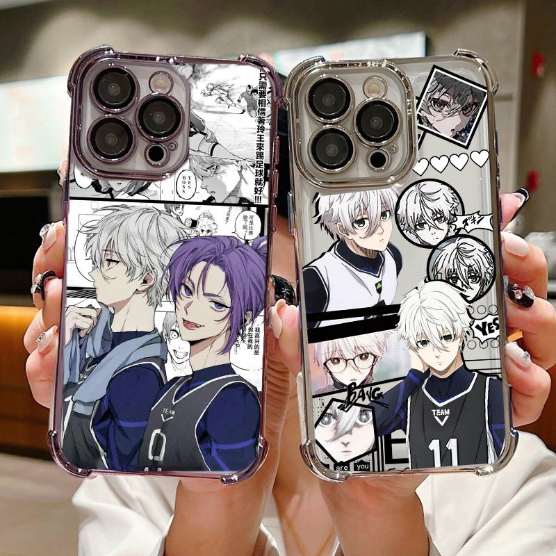 Anime BLUE LOCK Nagi Seishiro Vỏ Cho Iphone 17 16 Pro Max 11 12 13 14 15 Pro Max 16E 15 Plus 17 Vỏ Đ