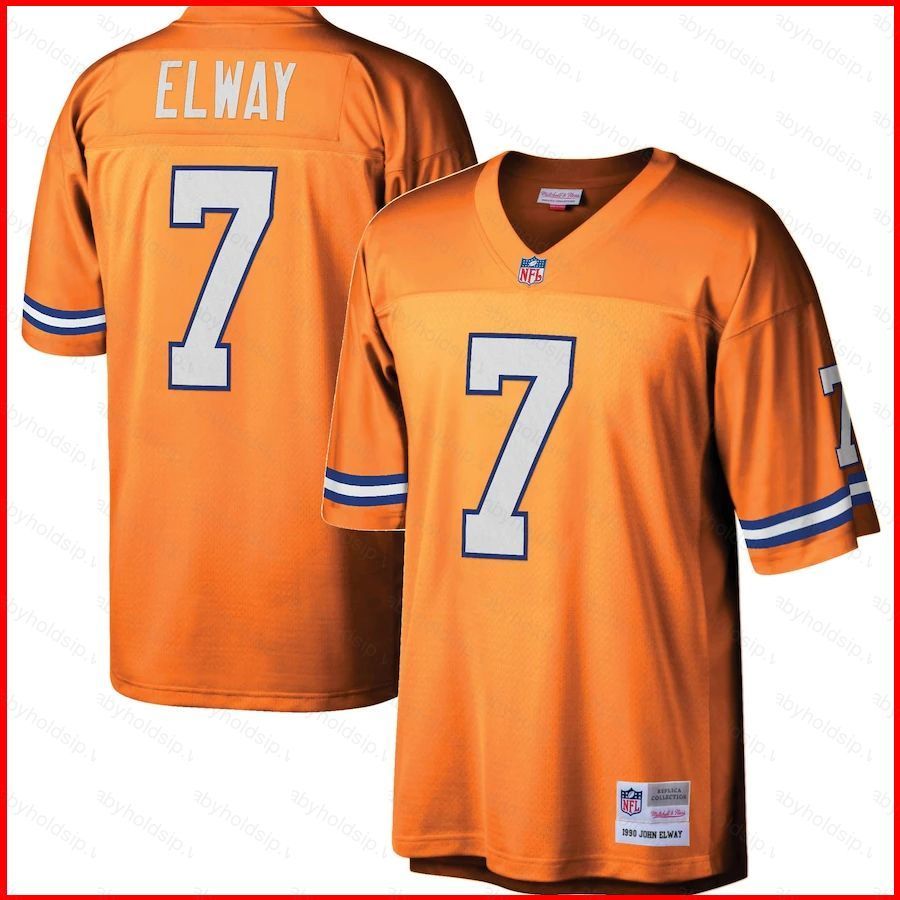 Áo Bóng Đá Retro Denver Broncos Elway Manning - Phù Hợp Unisex và Plus Size