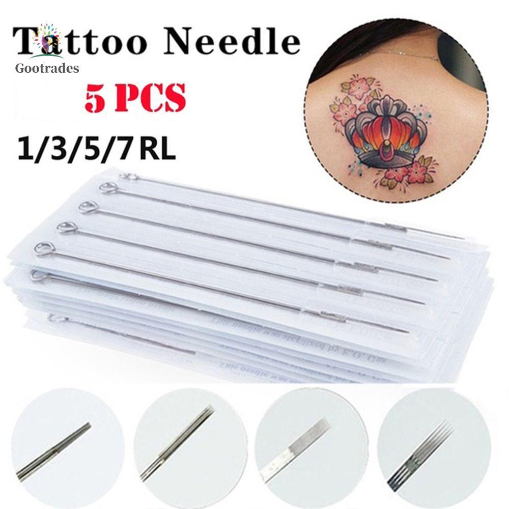 GOOTRADES Tattoo Needles Mix Size Phụ kiện hình xăm bằng thép không gỉ chuyên nghiệp tiệt trùng