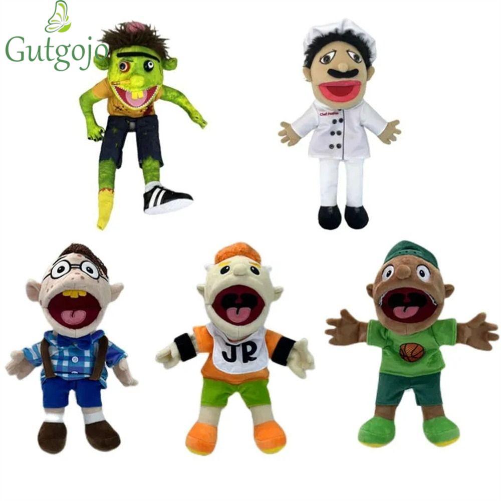 GUTGOJO Jeffy Hand Puppet, Movable Mouth Cody Junior Jeffy Finger Puppet, Role-Play Telling Story Pl