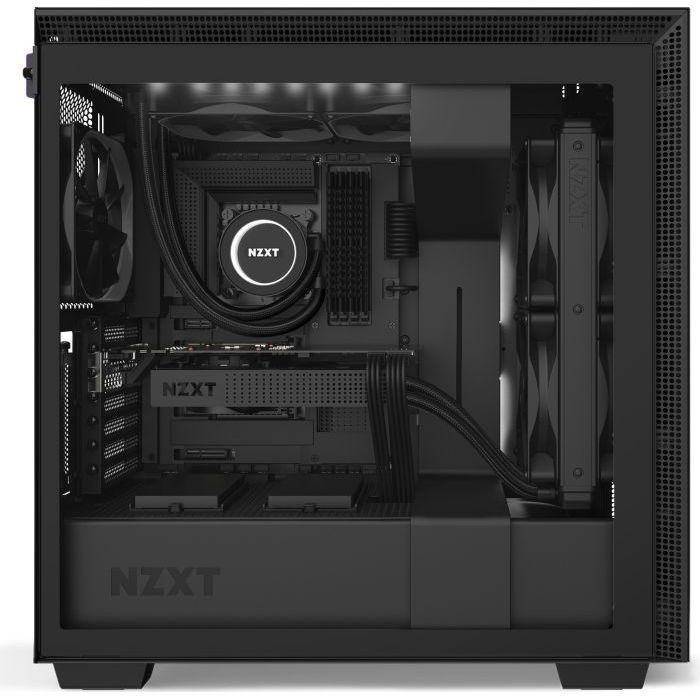 Vỏ máy tính NZXT H710i MATTE BLACK (CA-H710i-B1) - Hàng Chính Hãng