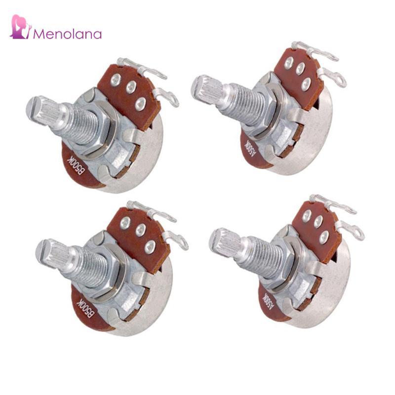 TRỤC TRỤC POTENTIOMETER A500K B500K LINEAR 18mm CHO GUITAR HOẶC BASS