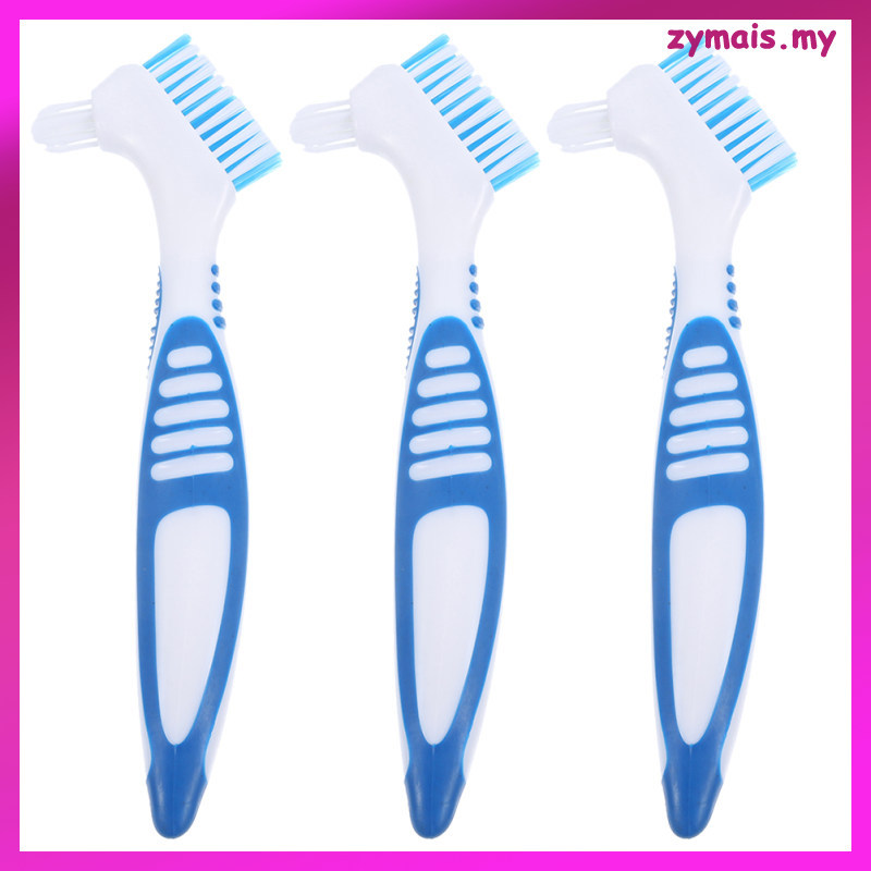 3 Bàn Chải Bùn Nhỏ Chà Thú Cưng Rùa Phụ Kiện Trang Sức Vệ Sinh 16.00X5,00X1.50CM Sky- ABS zymais