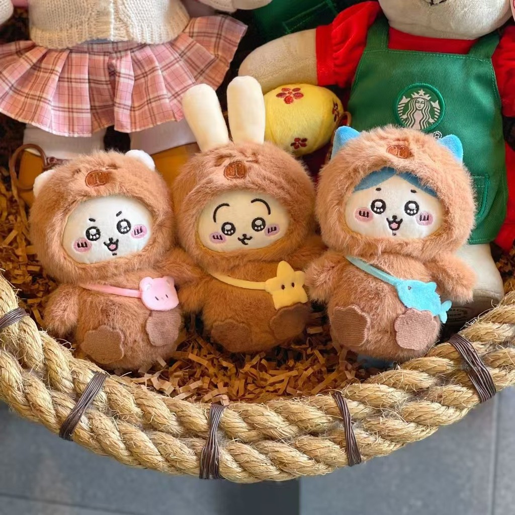 MINISO MINISO Premium chiikawa Pyjama Mặt dây chuyền sang trọng Usaki Đồ chơi búp bê Chiikawa MINISO