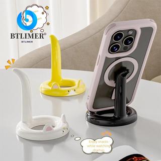 Giá đỡ điện thoại cho mèo BTLIMER, Giá đỡ điện thoại để bàn hoạt hình, Giá đỡ điện thoại di động có thể điều chỉnh góc đa chức năng dễ thương Xem TV Series