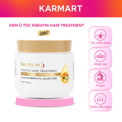 Kem Ủ Tóc Keumyon Keratin Giúp Tóc Chắc Khoẻ, Giảm Chẻ Ngọn Hair Treatment Hũ 250g và 500g