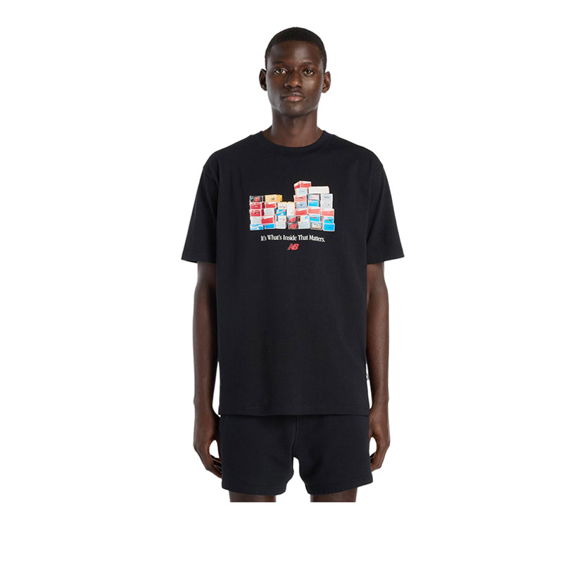 Áo Thun Nam New Balance Boxes - Black