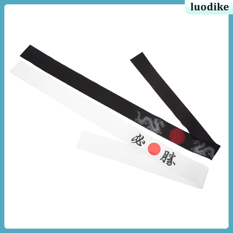 2 Chiếc Băng Đô Nhật Bản Bandana Bếp Hibachi Đầu Bếp Mũ luodike