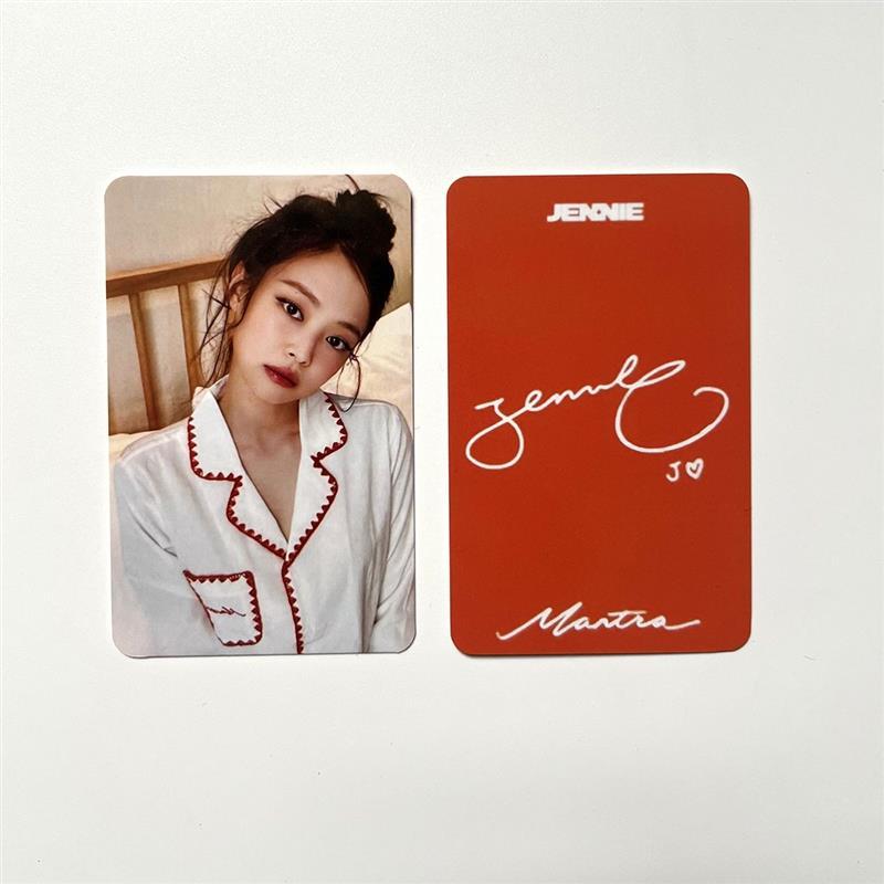 Thẻ đồng hồ BLACKPink JENNIE MANTRA Weverse Clockwork Card MANTRA Weverse Clockwork Jenny Pyjamas Ca