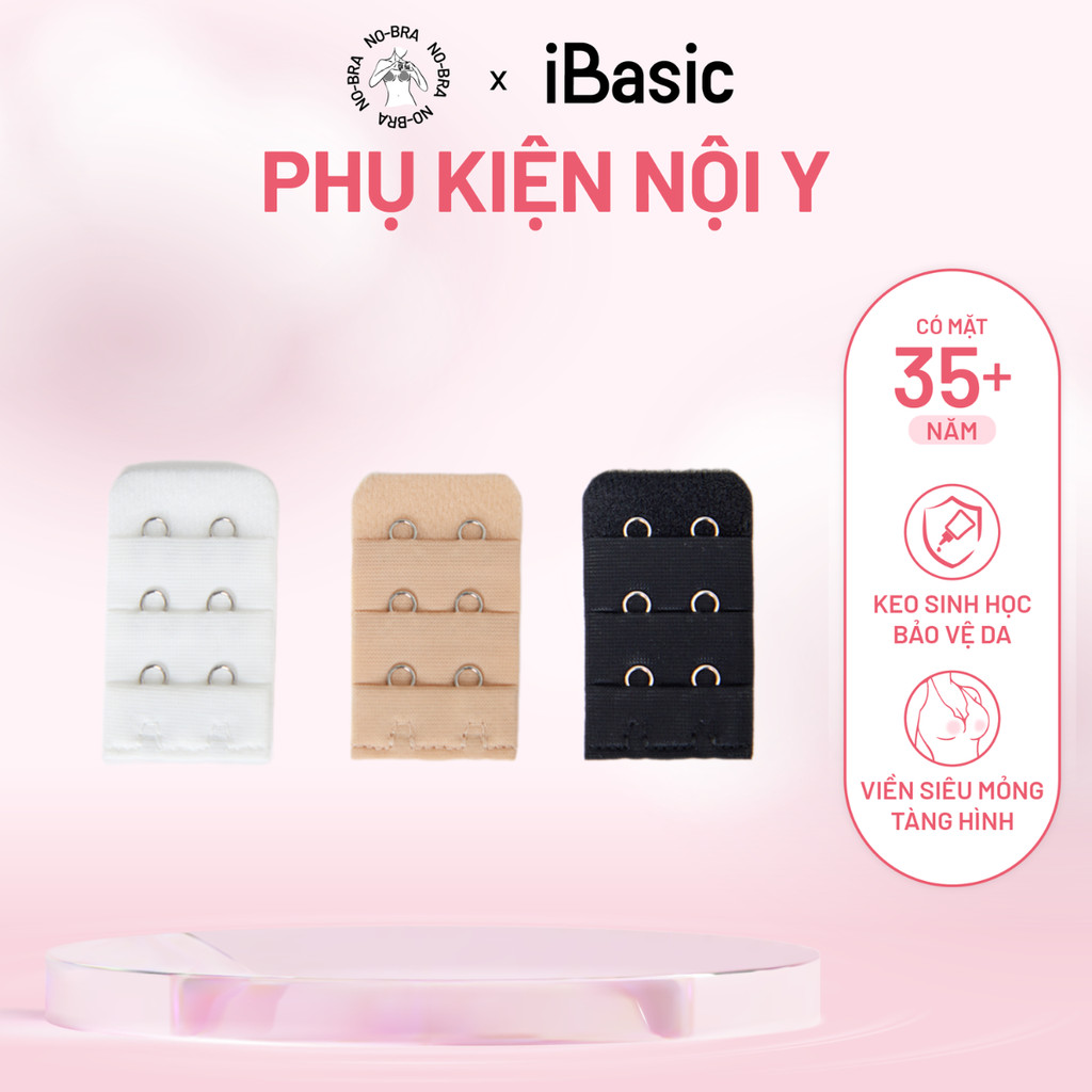 Combo 3 móc nối dây Áo ngực iBasic 2 móc cài iBasic PK022