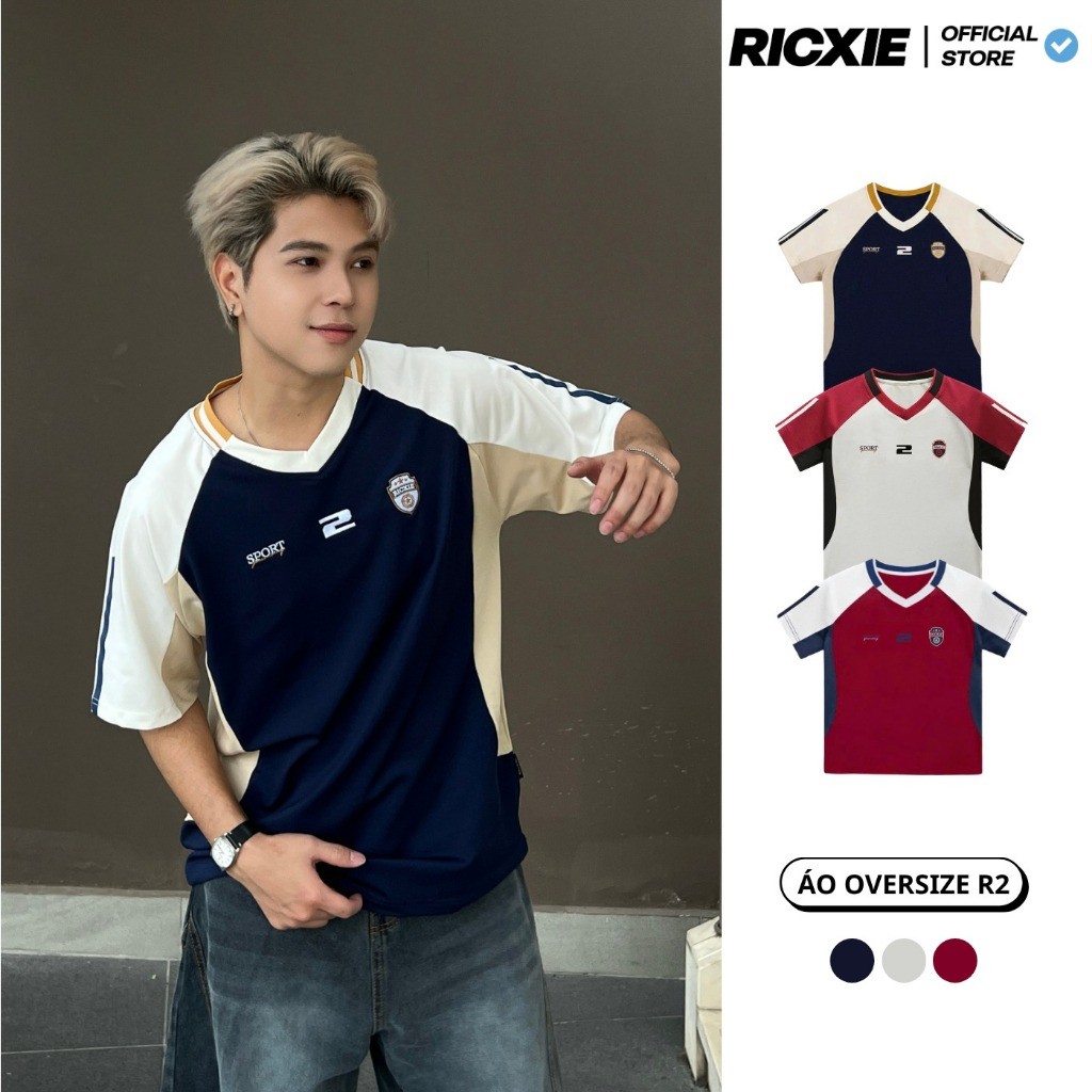Áo thun R2 RICXIE đasize, thiết kế thời trang streetswear