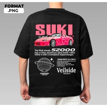 Áo thun Honda Suki S2000 Fast and Furious