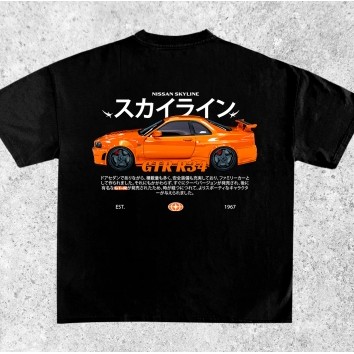 Áo thun Nissan Skyline Gtr R34 Jersey