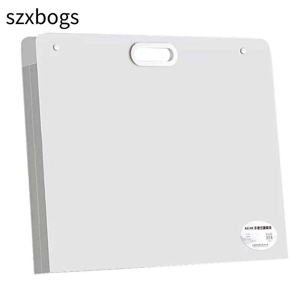 Thư mục tập tin SZXBOGS, Túi lưu trữ giấy vẽ tranh 4K / 8K / 16K, trong suốt A2 / A3 / A4 Di động 4K