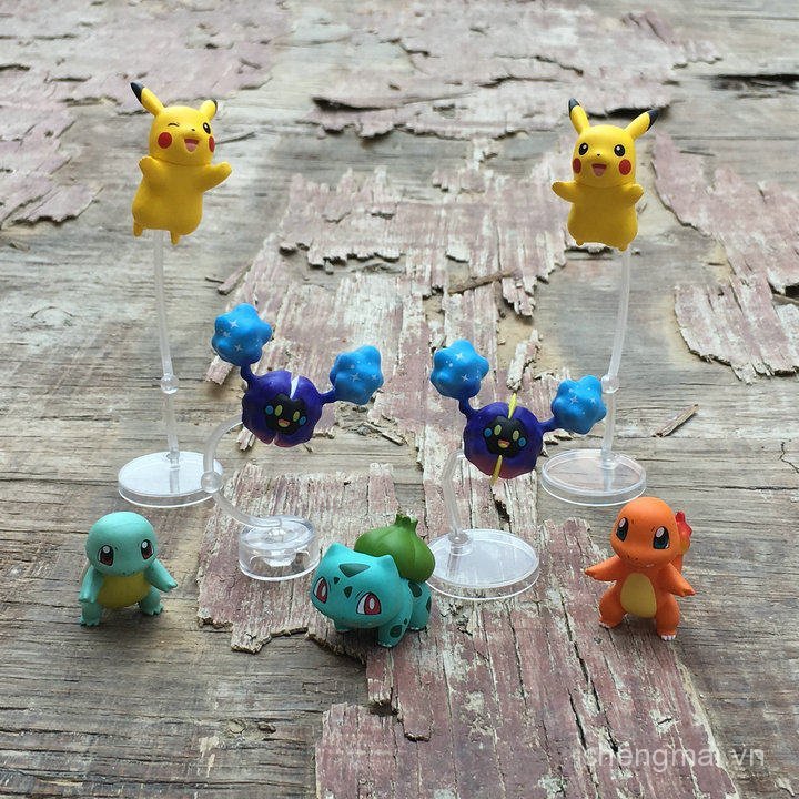 Pokemon Pokémon Ếch Hạt Giống Lửa Nhỏ Rồng Pikachu Hình Đồ Trang Trí