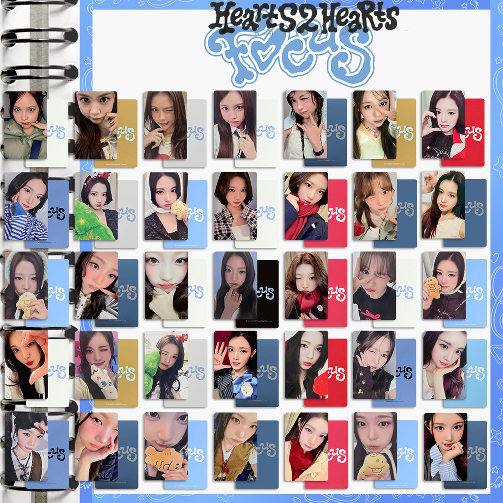 H H H2H Kết Hợp Hàng Hóa Photocard FOCUS Photocard Đặc Biệt HEART2HEART Album Photocard