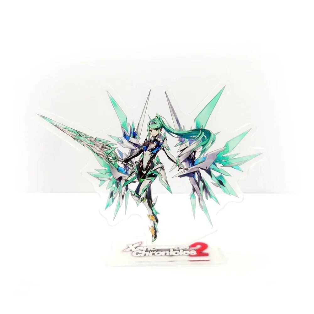 Standee anime Xenoblade Chronicles 2 mô hình mica nhân vật Pneuma trang trí bàn học làm việc quà tặn