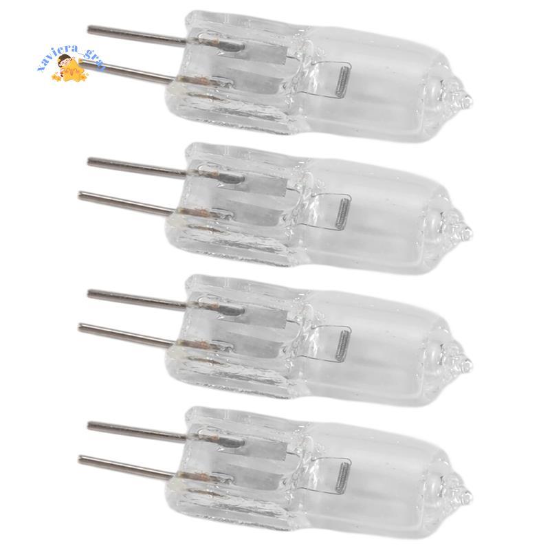 Bóng đèn Halogen đế 12V 20W 2 pin G4 4 miếng trắng ấm
