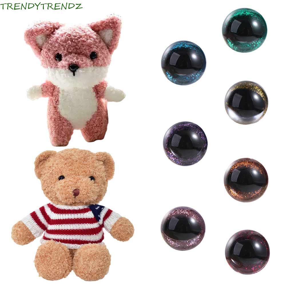 TRENDYTRENDZ Mắt an toàn cho Amigurumi, Mắt động vật nhồi bông Mắt mèo Mắt an toàn cho móc, Mắt an t