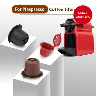  Thiết bị nhà bếp Máy pha cà phê & phụ kiện 3 chiếc Tương thích với NESPRESSO Nestle Coffee Capsule Shell Vỏ tái chế có thể tái sử dụng để đổ đầy bộ lọc bột cà phê 