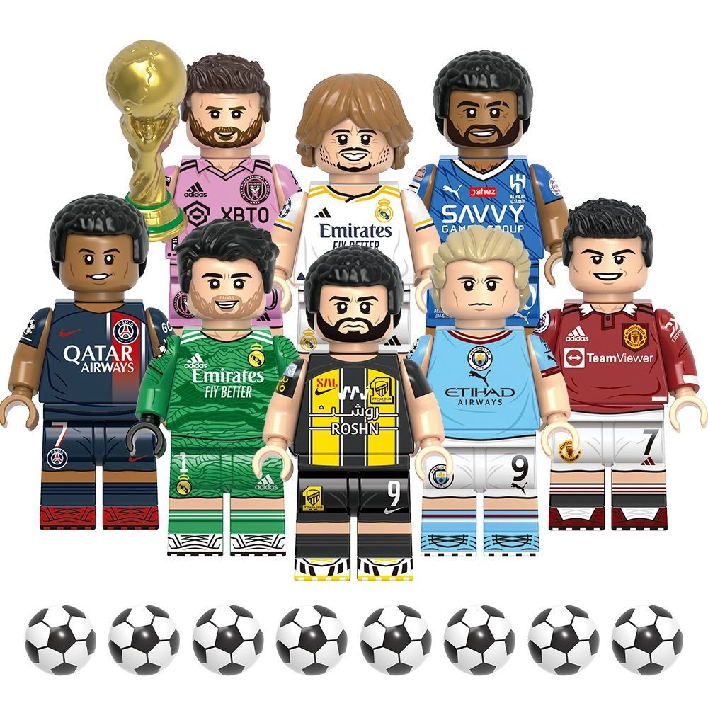 Tương thích với loạt phim bóng đá Neymar Mbappe Haal Dòng bóng đá tương thích Neymar Bapape Harland 