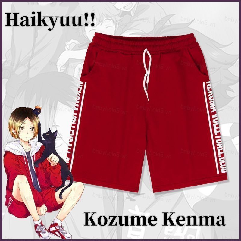 BH5 Haikyuu Tetsurou kuroo Kozume Kenma quần short cosplay năm điểm BH5