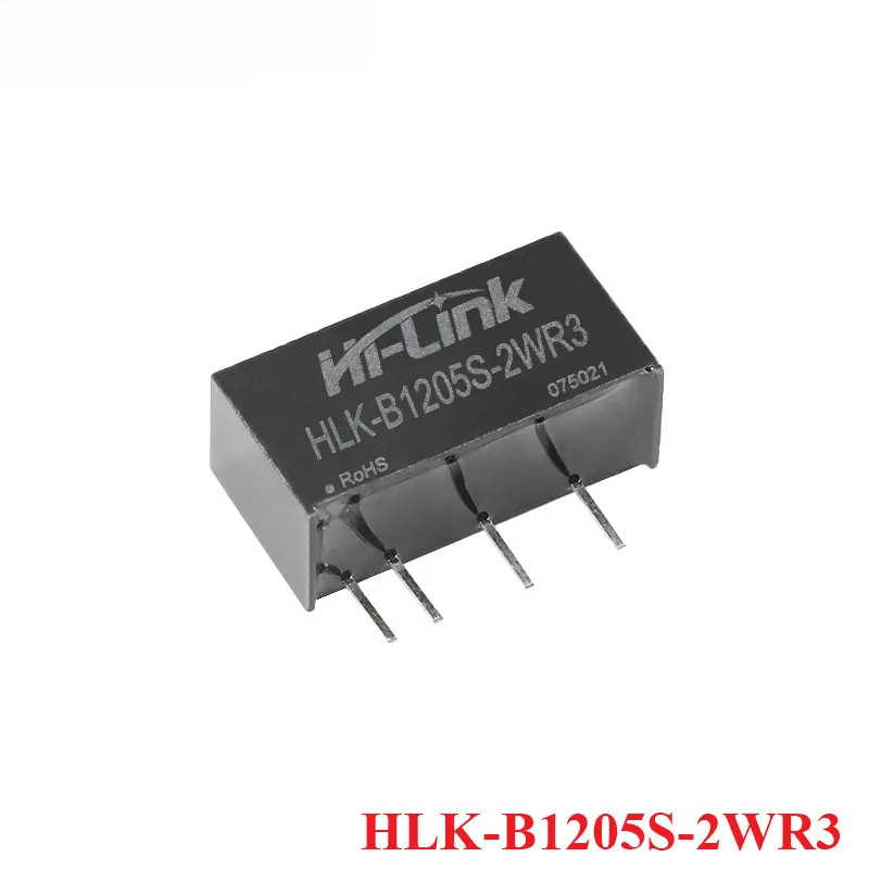 Mô-đun nguồn cách ly HLK-B1205S-2WR3 DC-DC 12V đến 5V400mA2W Bảo vệ ngắn mạch B1205S-2WR3 Bộ nguồn 2