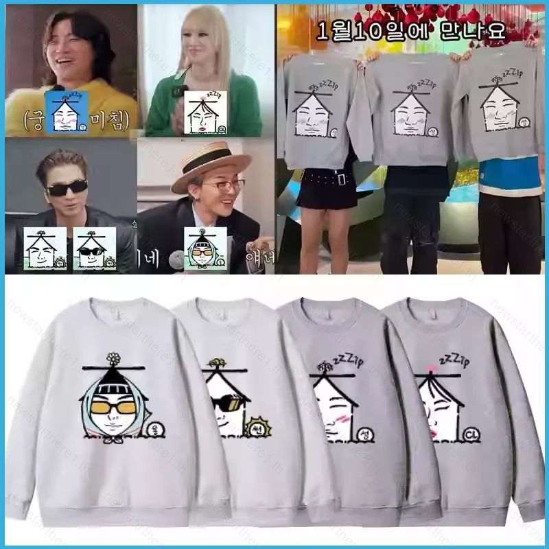 Áo hoodie dài tay unisex Big Bang - G-Dragon, TaeYang, Daesung, Style K-Pop