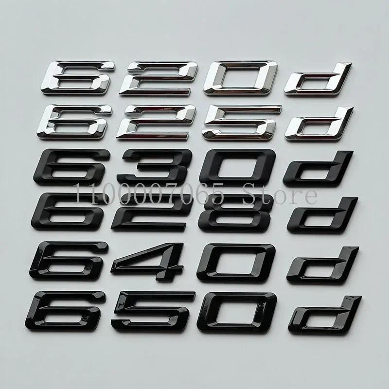 Số Cũ Chữ Cái 620d 625d 628d 630d 635d 640d 645d 650d Top ABS Biểu Tượng Cho 6 Series Diesel Xe Thân