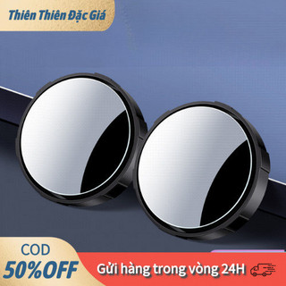 【24H】Bộ 2 gương cầu lồi hít kính ô tô 360 độ cao cấp thiết kế chắc chắn xóa điểm mù hiệu quả cho xe hơi an toàn tối đa
