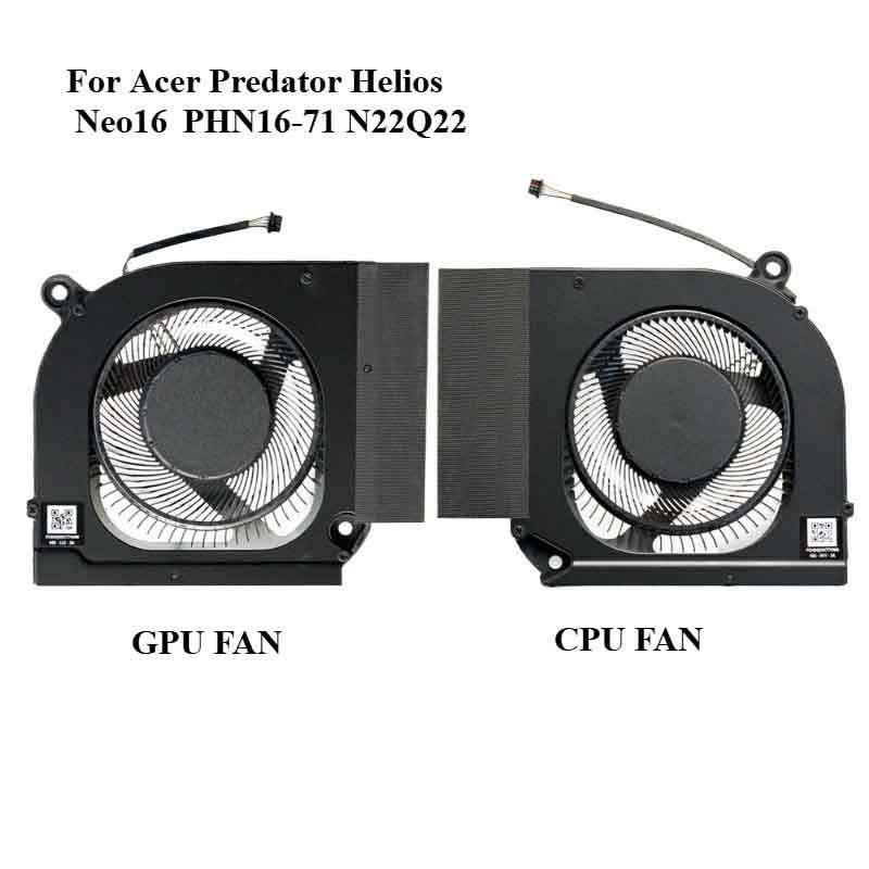Quạt GPU CPU DC12V 1A Dành Cho Acer Predator Helios Neo 16 PHN16-71